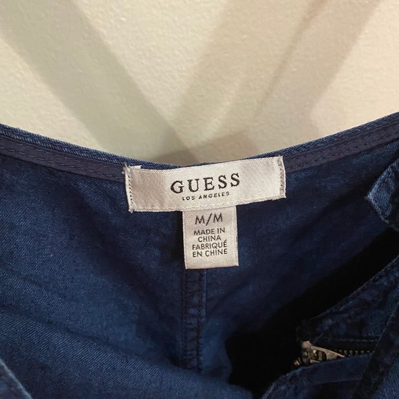 GUESS Light-Weight Denim Jumpsuit / Overalls - Picture 8 of 12
